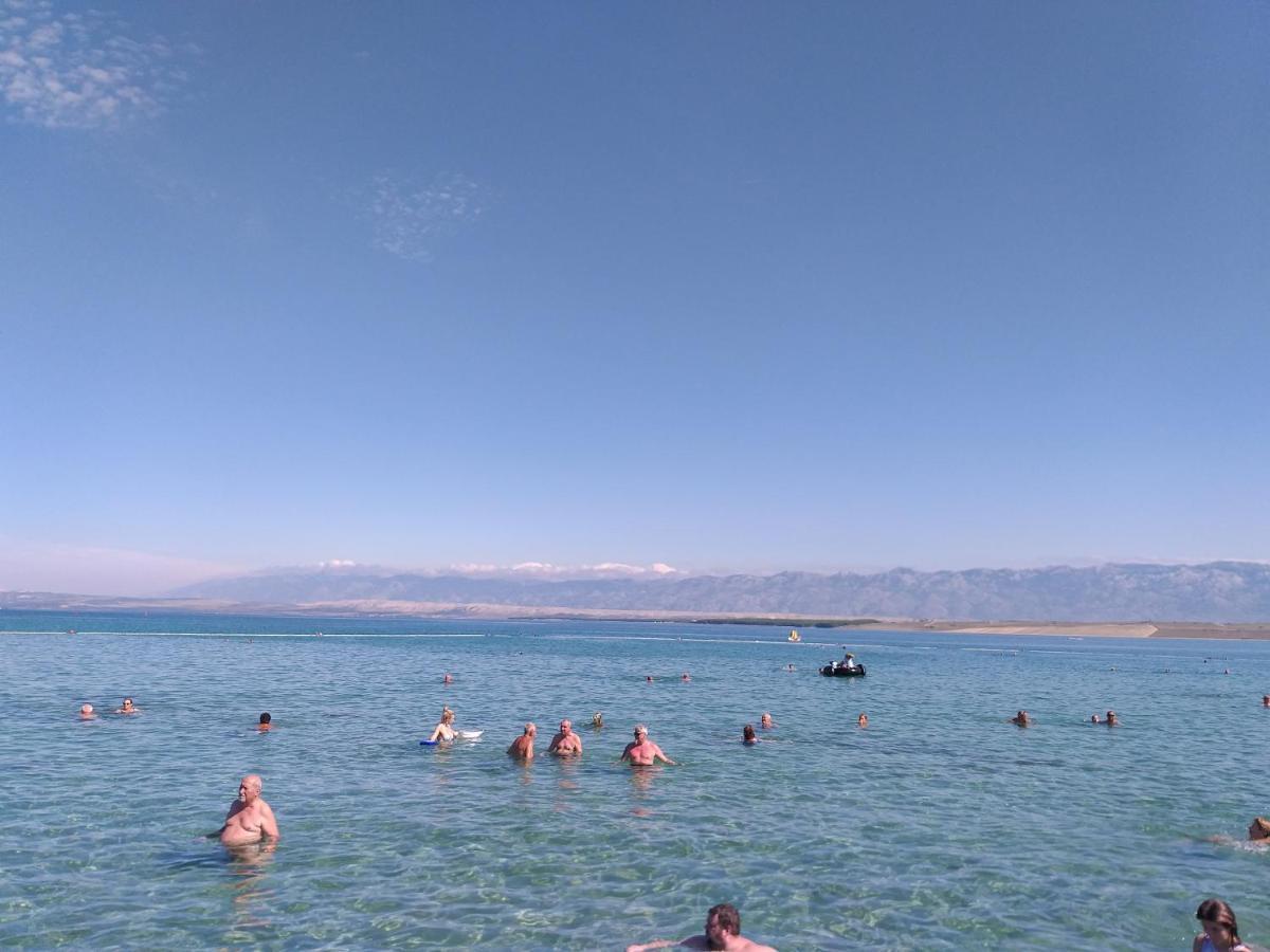 Familien Ferienhaus Vir Croatia 150M Strand Restaurant Einkaufen Exteriör bild
