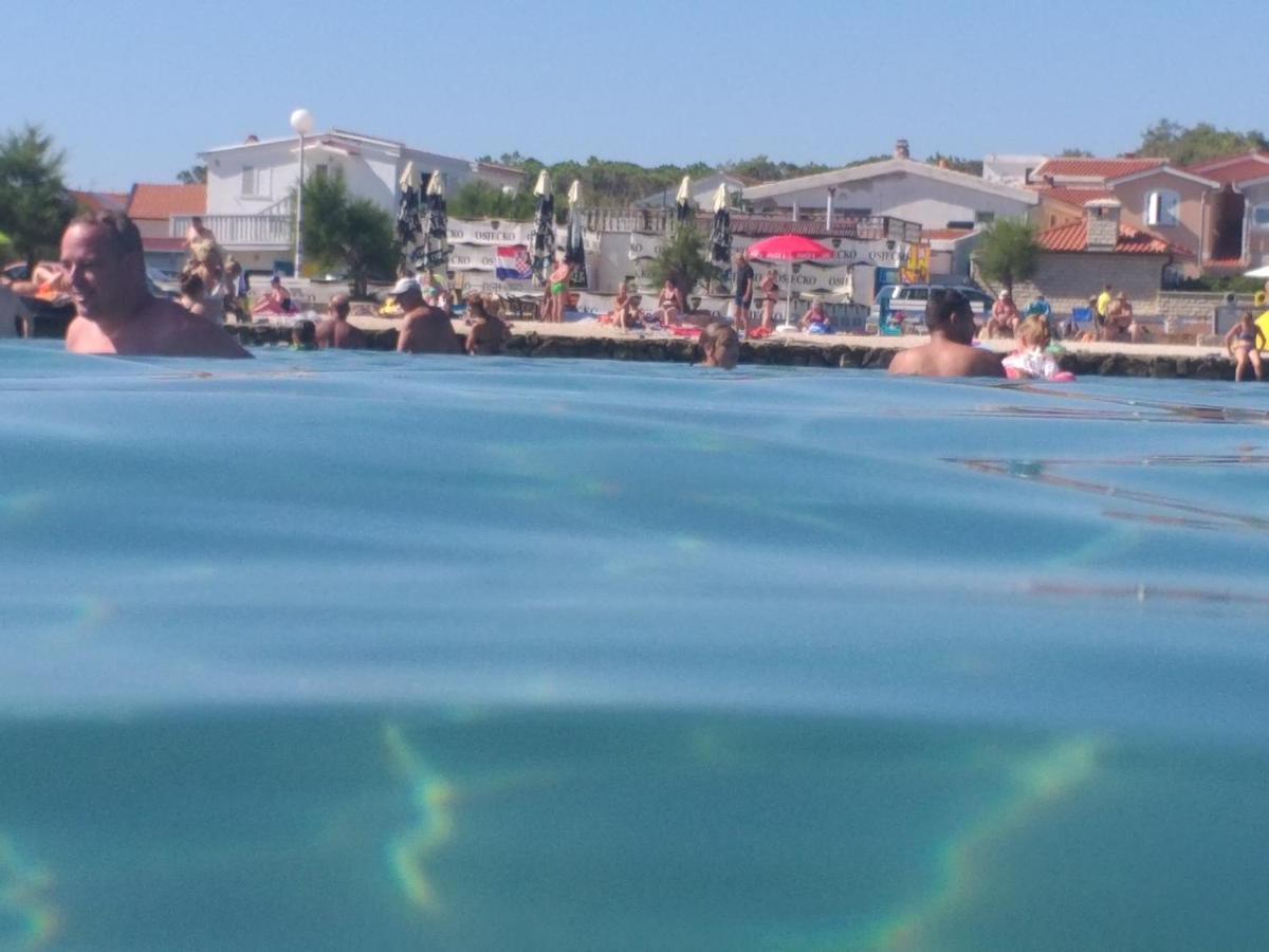 Familien Ferienhaus Vir Croatia 150M Strand Restaurant Einkaufen Exteriör bild
