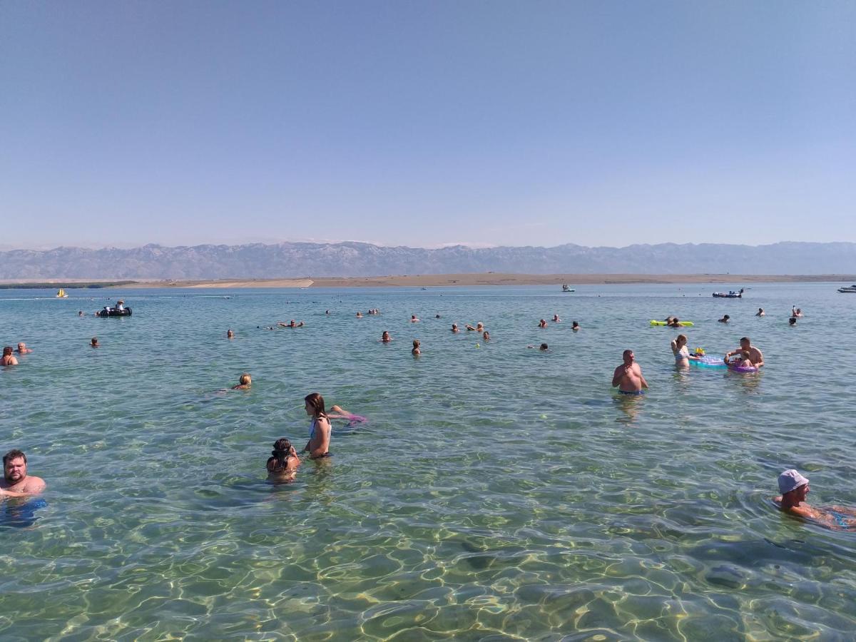 Familien Ferienhaus Vir Croatia 150M Strand Restaurant Einkaufen Exteriör bild